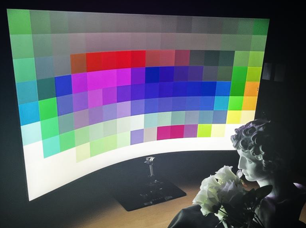 Differentiable Display Photometric Stereo
